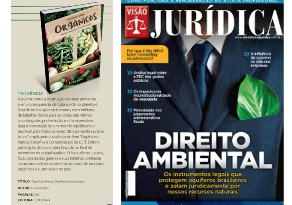 Revista Visão Jurídica – Destaque do livro ”Orgânicos Marcos, Desafios e Comunicação”