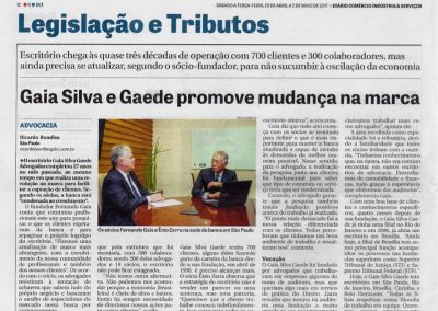 DCI – Gaia Silva Gaede Advogados  mudanças na marca e as expectativas para o futuro