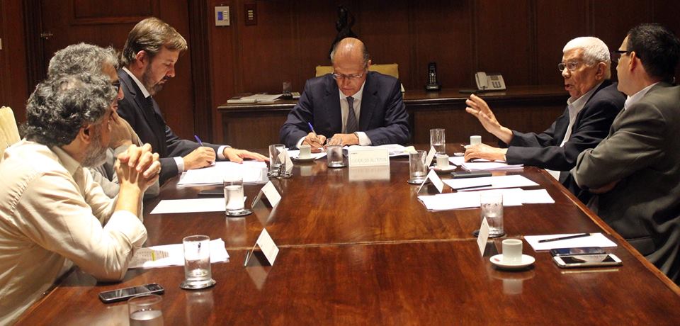 Em reunião, Geraldo Alckmin se compromete a tratar da violência policial contra jornalistas