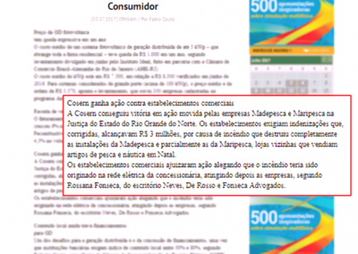 Revista Brasil Energia – Rossana Fonseca, advogada e sócia do Neves, de Rosso e Fonseca Advogados