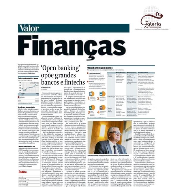 Valor Econômico – ‘Open banking’ opõe grandes bancos e fintechs