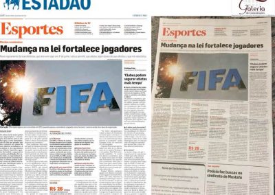 Estadão – Mudança na lei de transferências da Fifa vai fortalecer jogadores