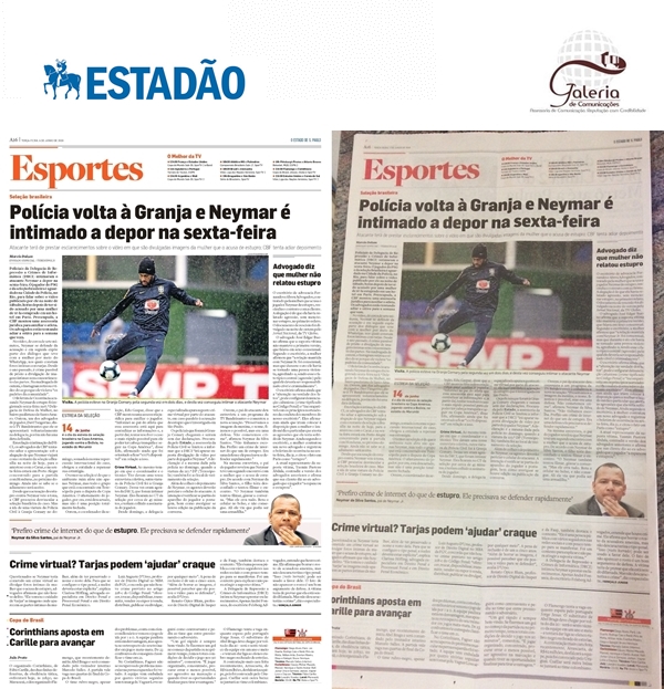 Estadão – Advogados afirmam que tarjas no vídeo vazado livram Neymar de crime digital
