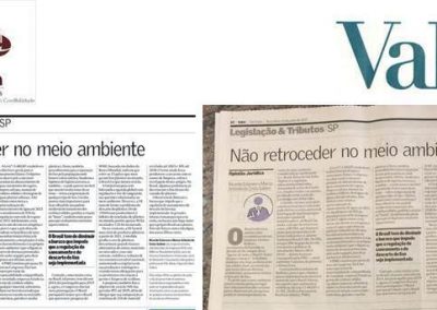 Valor Econômico – Não retroceder no meio ambiente