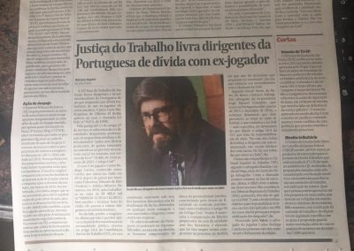 Valor Econômico – Justiça do Trabalho livra dirigentes da Portuguesa de dívida com ex-jogador