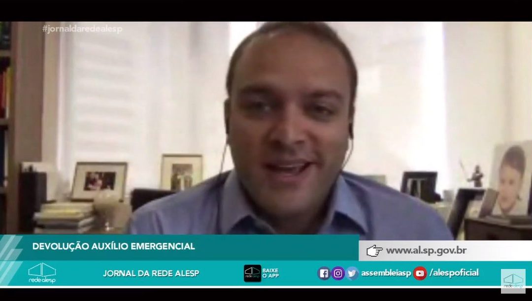 Jornal da Rede Alesp – Advogado Tributarista, Paulo Vieira da Rocha, fala sobre à devolução do auxílio emergencial