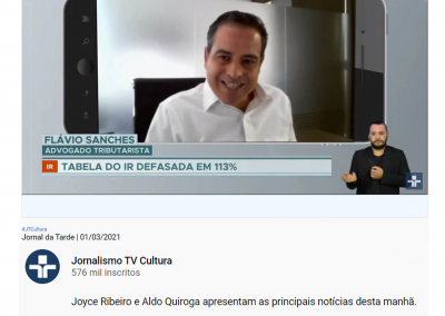 TV Cultura – Jornal da Tarde 01/03/21