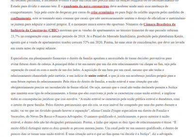Jovem Pan – Como comprar uma casa com alguém sem estar casado? Confira dicas de especialistas