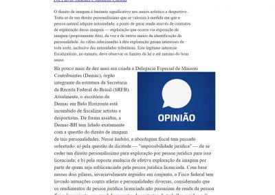 Conjur – O direito à disponibilidade do uso da imagem de atletas e artistas