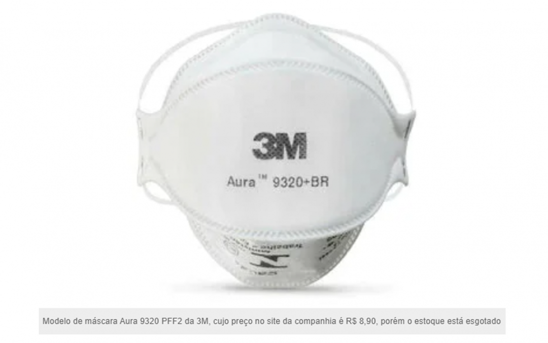 Portal Jovem Pan – Máscara PFF2/N95 que custava R$ 13 em outubro é vendida agora por até R$ 76 em lojas online