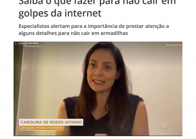 Fala Brasil – Saiba o que fazer para não cair em golpes da internet