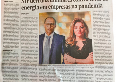 Valor Econômico – STF derruba liminares contra corte de energia em empresas na pandemia