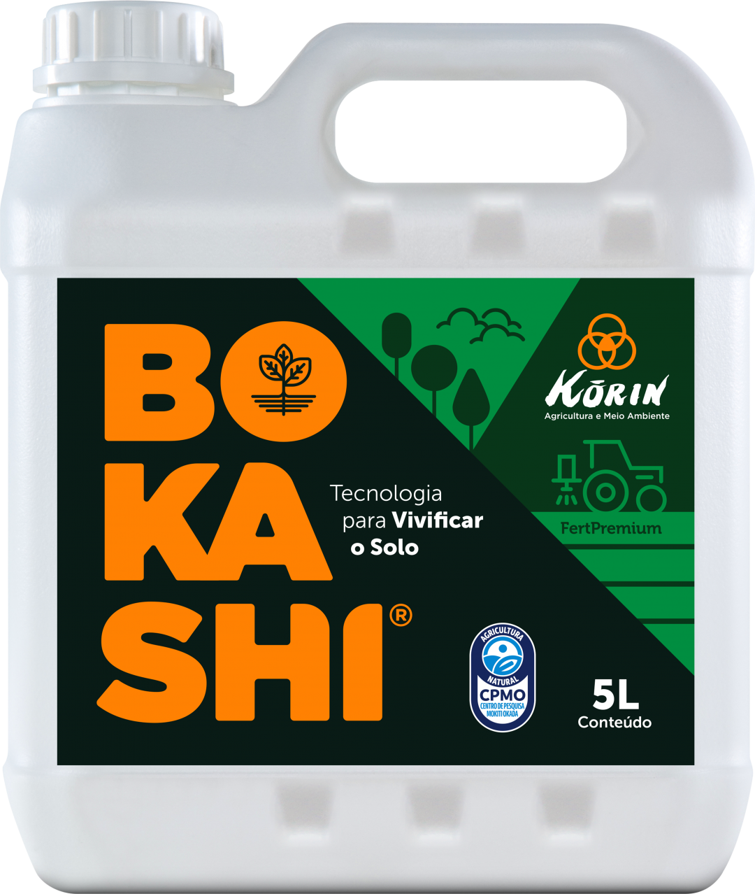 Com 30 anos de tradição e pioneira dos insumos biológicos no Brasil, o BOKASHI propicia equilíbrio do solo e aumento de produtividade, e volta ao nome do principal produto da Korin Agricultura e Meio Ambiente  