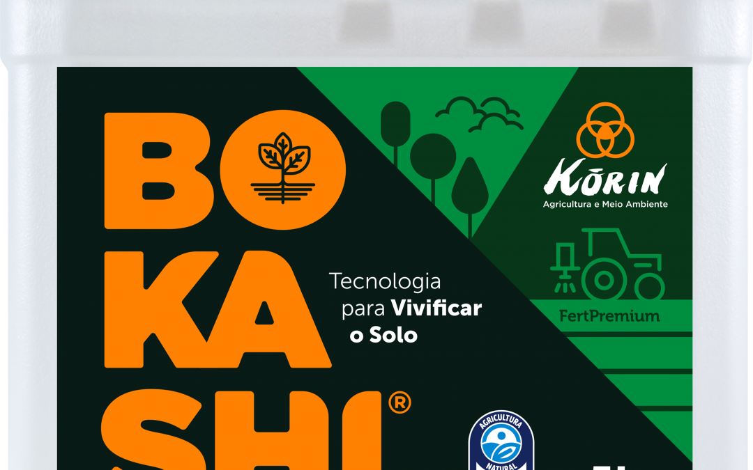 Com 30 anos de tradição e pioneira dos insumos biológicos no Brasil, o BOKASHI propicia equilíbrio do solo e aumento de produtividade, e volta ao nome do principal produto da Korin Agricultura e Meio Ambiente  
