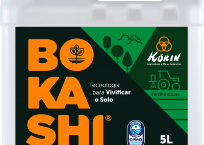 Com 30 anos de tradição e pioneira dos insumos biológicos no Brasil, o BOKASHI propicia equilíbrio do solo e aumento de produtividade, e volta ao nome do principal produto da Korin Agricultura e Meio Ambiente  